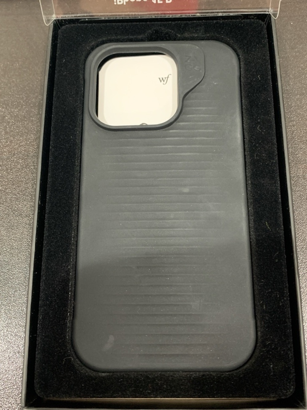 Wildflowers Black Slim Protective Phone Case with Textured Back